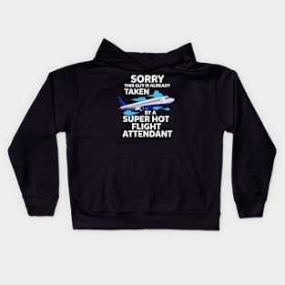 FLIGHT ATTENDANT: Hot Flight Attendant Kids Hoodie